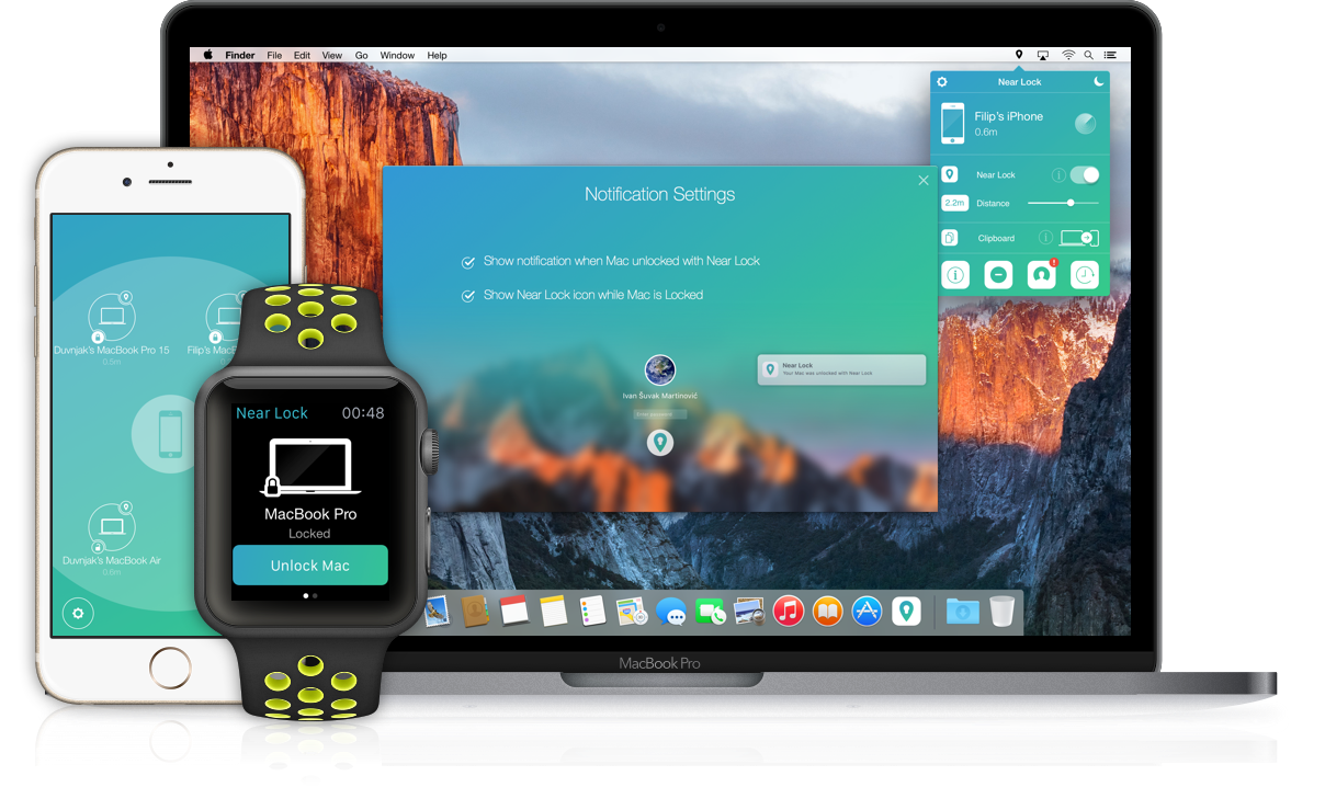 Near Lock Lock and unlock your Mac with your iPhone